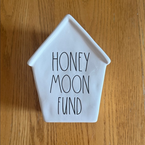 Rae Dunn | Accents | Rae Dunn White Honeymoon Fund Coin Box | Poshmark